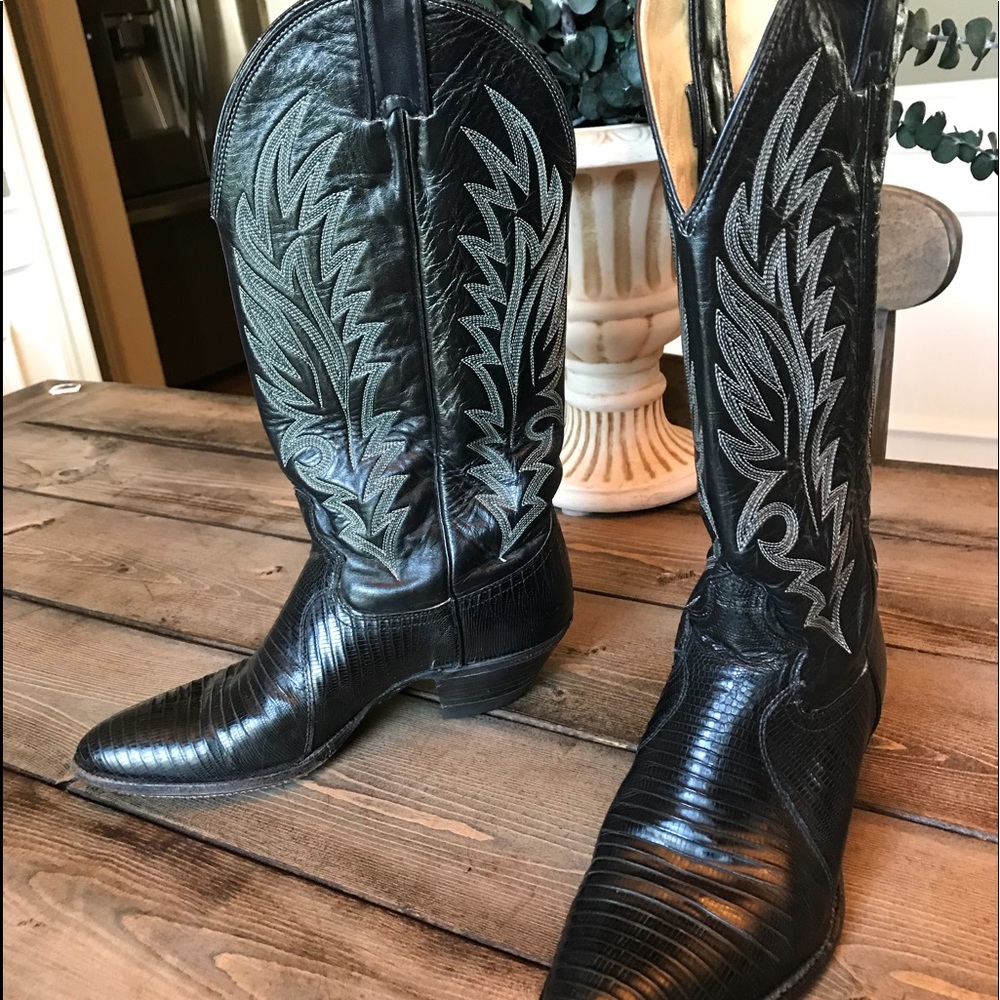 Justin Women’s Lizard Skin Cowgirl Boots